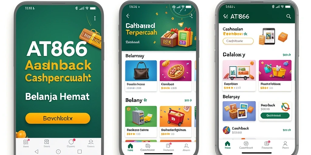 Tampilan antarmuka AT866 yang menarik dan fungsional untuk cashback.