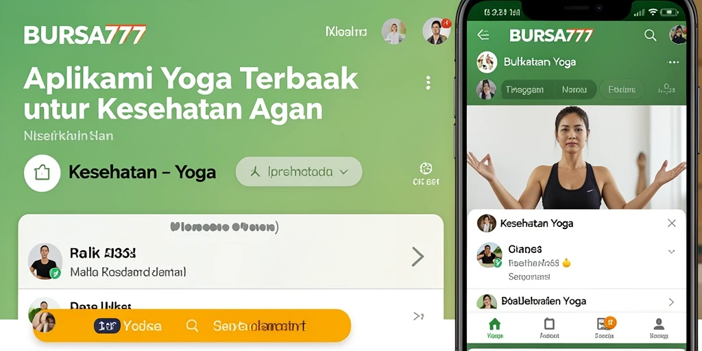 Tampilan antarmuka BURSA777 yang memudahkan pengguna untuk berlatih Yoga.